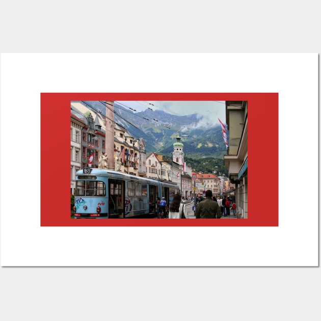 Innsbruck street scene Wall Art by Violaman